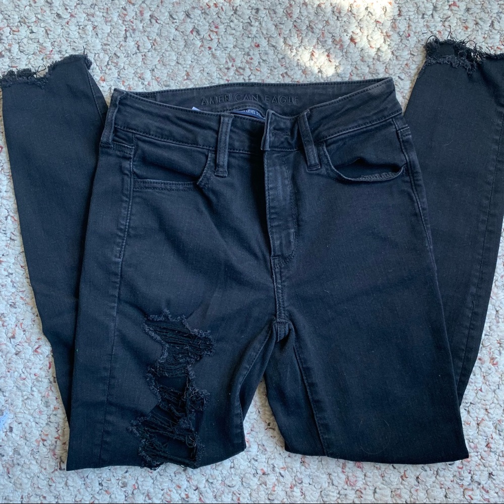 American Eagle ripped jeans
